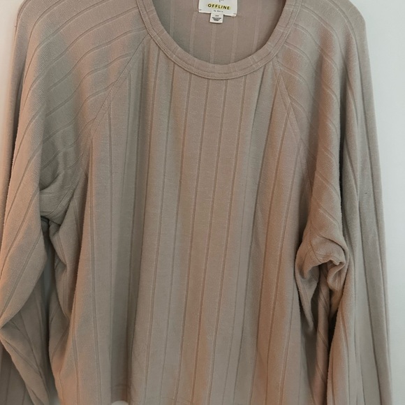 Taupe Ribbed Lounge Set - Picture 2 of 8